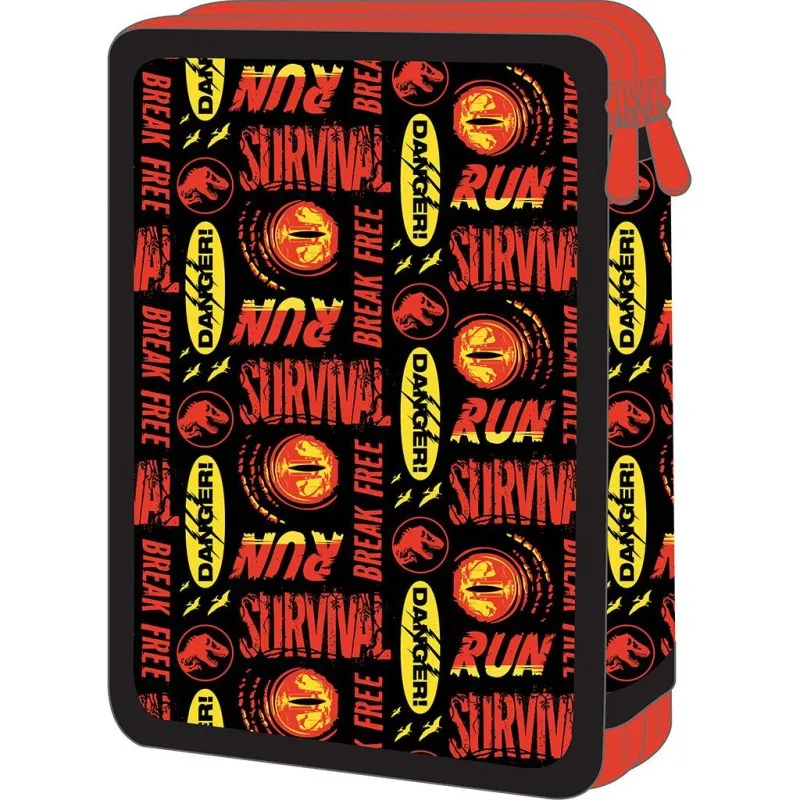 Diakakis - Κασετίνα Διπλή Γεμάτη Must, Jurassic, Run 572021