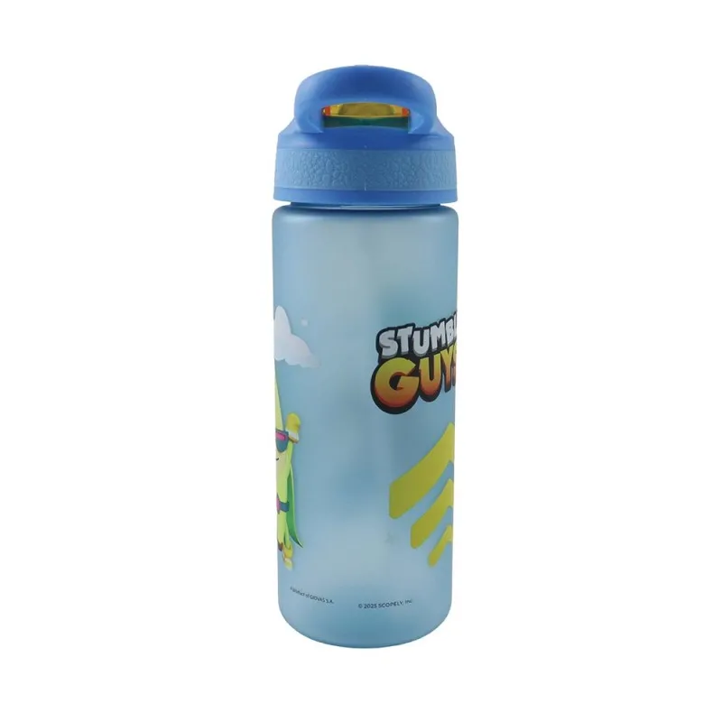 Gim - Παγούρι Πλαστικό PCTG Με Καλαμάκι, Stumble Guys 600 ml 577-31217