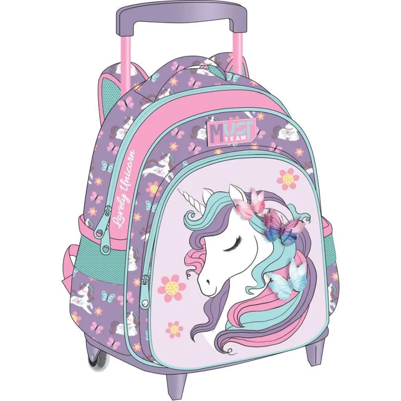 Diakakis – Τσάντα Τρόλεϊ Νηπιαγωγείου Must, Lovely Unicorn 586290