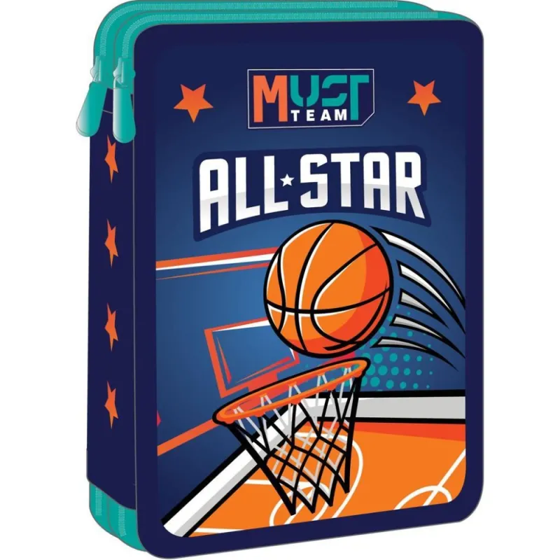 Diakakis - Κασετίνα Διπλή Γεμάτη Must, Basketball All Star 586335