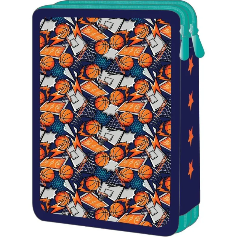 Diakakis - Κασετίνα Διπλή Γεμάτη Must, Basketball All Star 586335