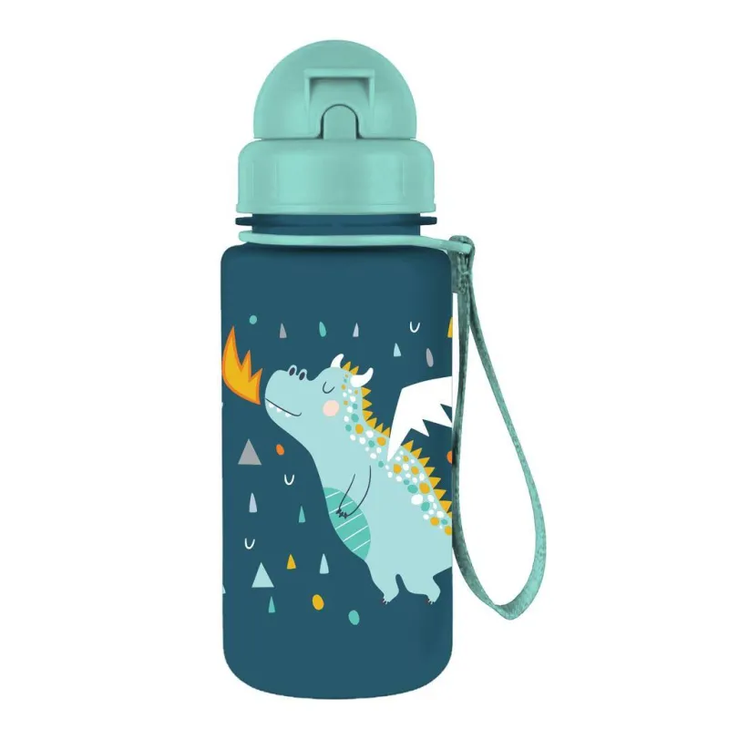 Diakakis - Παγούρι Πλαστικό PCTG Με Καλαμάκι Must, Little Dragon 400 ml 586440