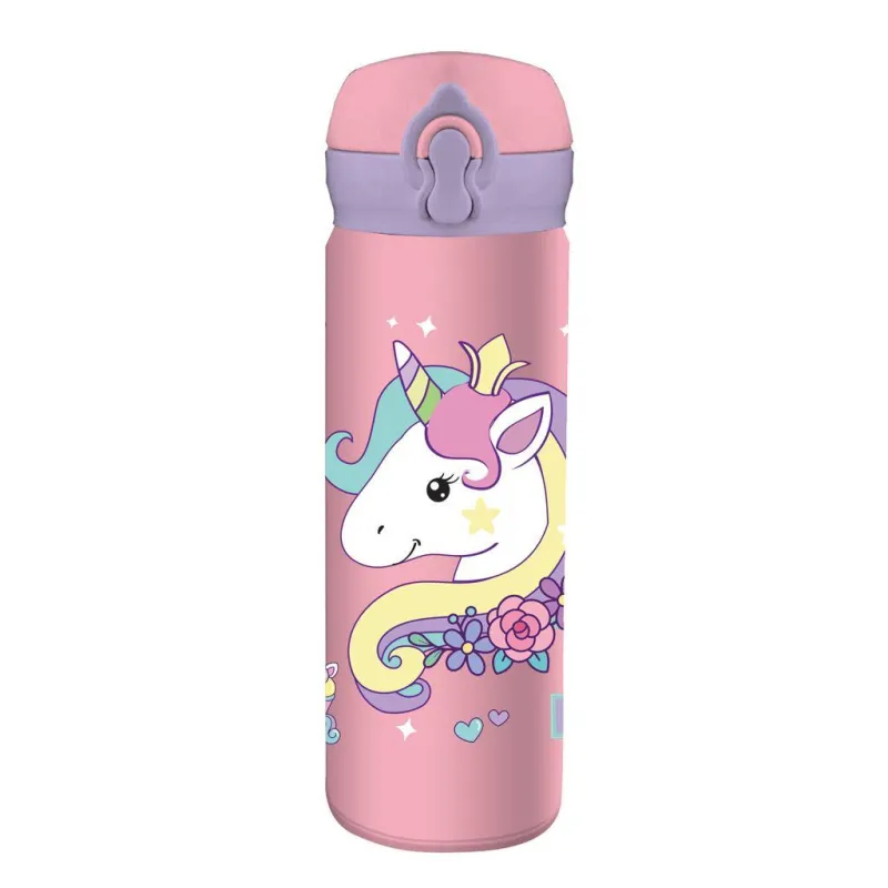 Diakakis - Παγούρι Ανοξείδωτος Θερμός Καλαμάκι Must, Unicorn 500 ml 586452
