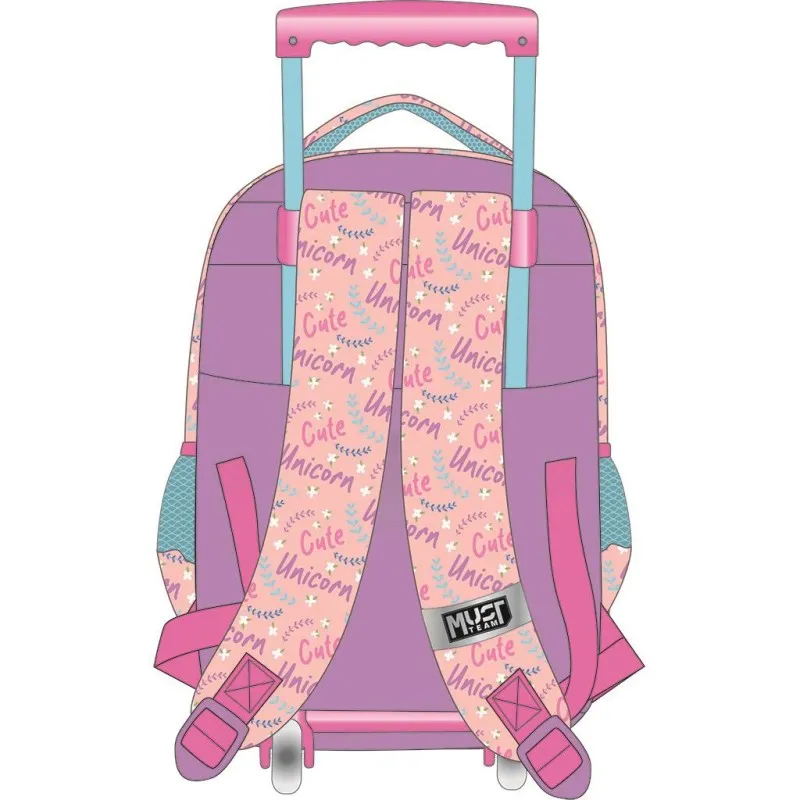Diakakis - Σακίδιο Τρόλεϊ Δημοτικού Must 3 Θήκες, Girl And Unicorn 587219