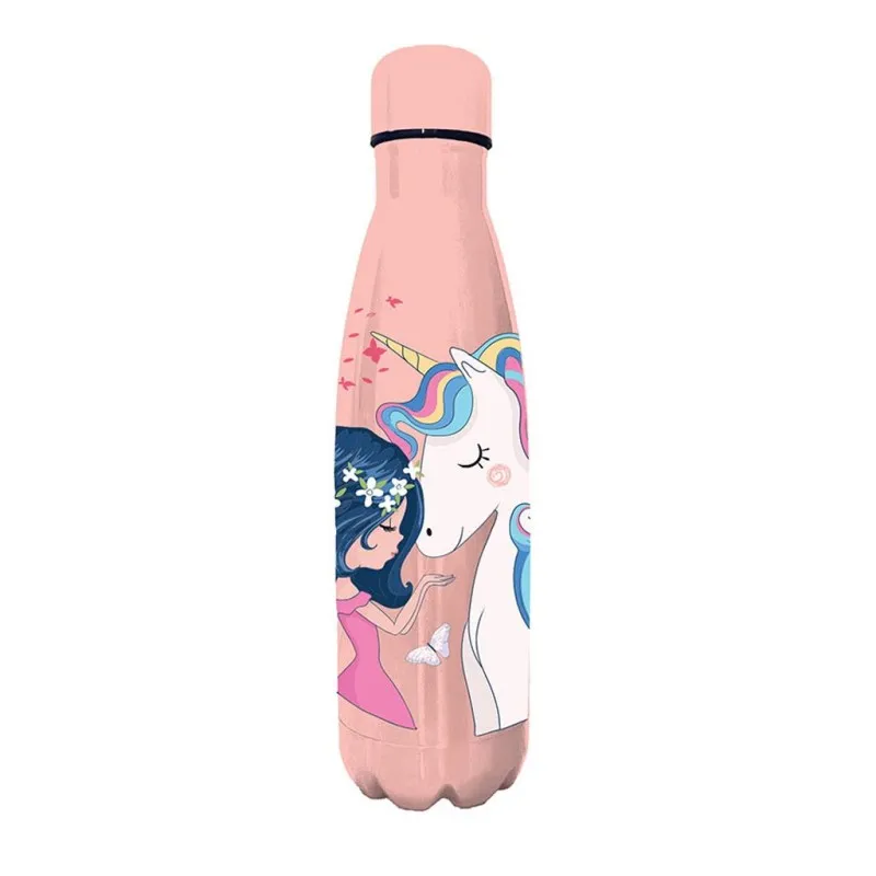 Diakakis - Παγούρι Θερμός Ανοξείδωτο 500 ml Must, Girl And Unicorn 587483