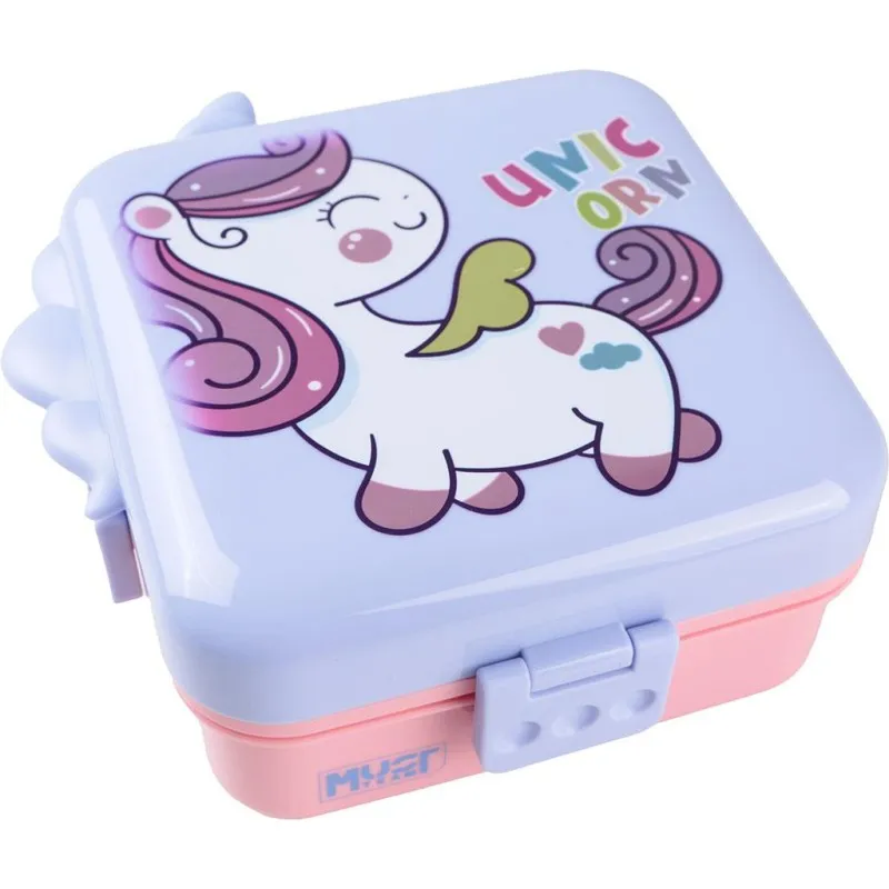 Diakakis - Φαγητοδοχείο 2 Σε 1 1590ml Και 70ml PP Πλαστικό Must, Unicorn 587527