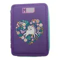 Diakakis - Κασετίνα Διπλή Γεμάτη Must, Purple Unicorn 587584