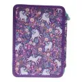 Diakakis - Κασετίνα Διπλή Γεμάτη Must, Purple Unicorn 587584