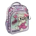 Diakakis – Τσάντα Πλάτης Νηπιαγωγείου Must 2 Θήκες, Meow With Glasses 587613