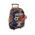 Diakakis - Σακίδιο Τρόλεϊ Δημοτικού Must 3 Θήκες, Football VS Basketball 587633
