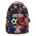 Diakakis - Τσάντα Πλάτης Δημοτικού Must 3 Θήκες, Football Vs Basketball 587635