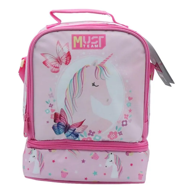 Diakakis - Τσαντάκι Φαγητού Ισοθερμικό Must, Pink Unicorn 587651