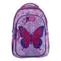 Diakakis - Τσάντα Πλάτης Δημοτικού Must 3 Θήκες, Compact, Butterfly 587756