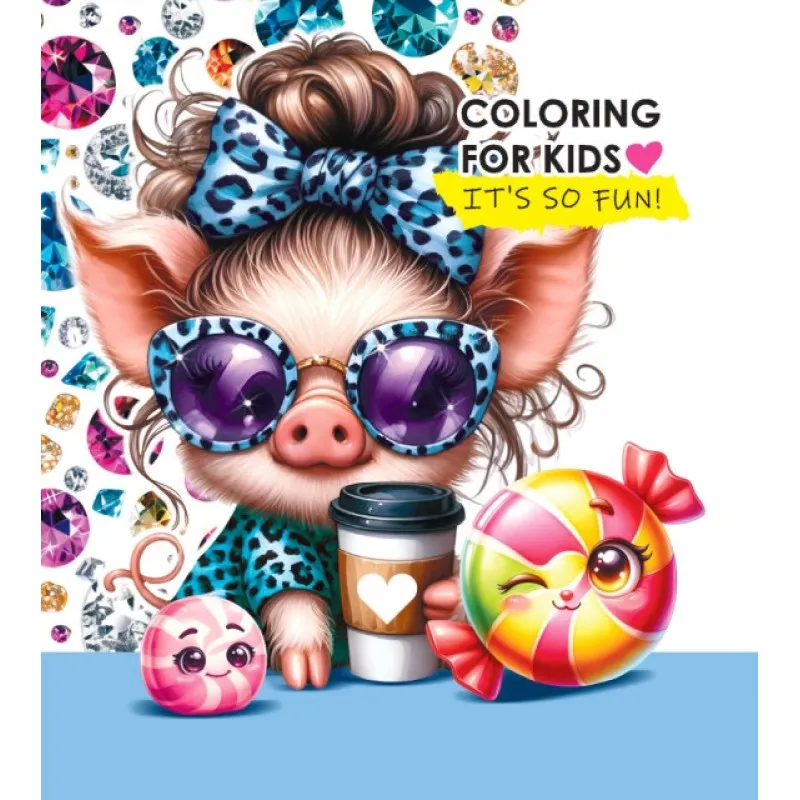 Coloring Page, Pig