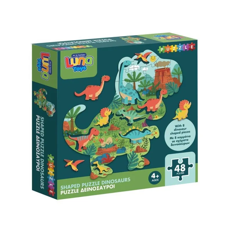 Luna - Puzzle Δεινόσαυροι 48 Pcs 622474