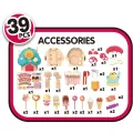 Luna - Βαλιτσάκι Μανιτάρι Ζαχαροπλαστικής Luna Toys Σετ 39 τμχ 622832
