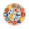 Luna - Ξύλινο Παζλ Ρολόι Luna Toys 622870