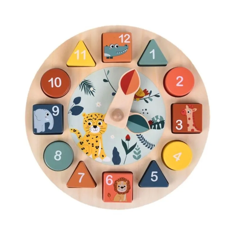 Luna - Ξύλινο Παζλ Ρολόι Luna Toys 622870