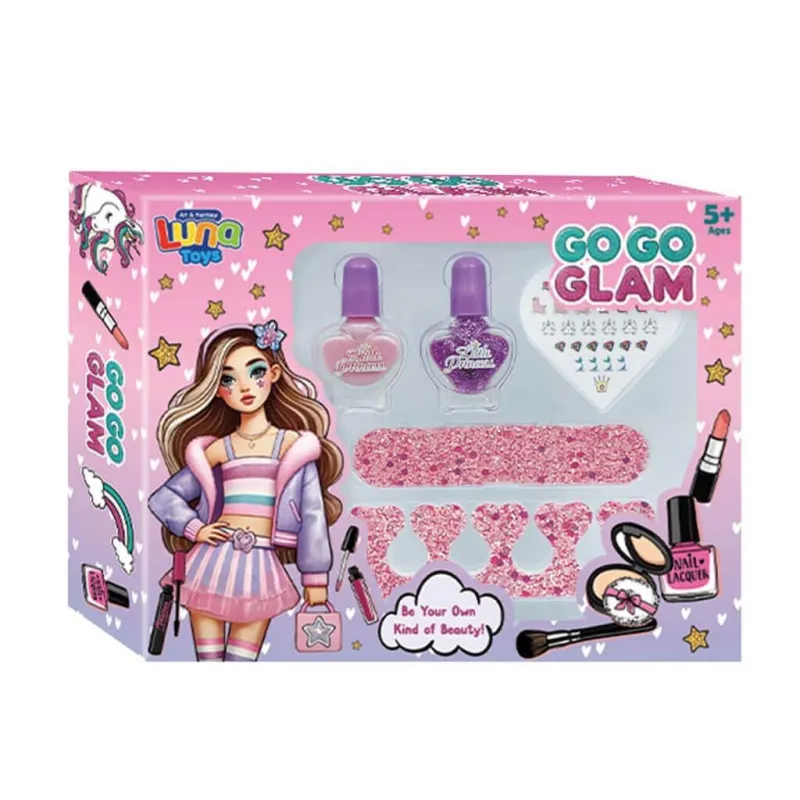 Luna - Περιποίηση Νυχιών Σετ Go Go Glam 5 Τμχ 18,2x3,8x14,5 cm 623020