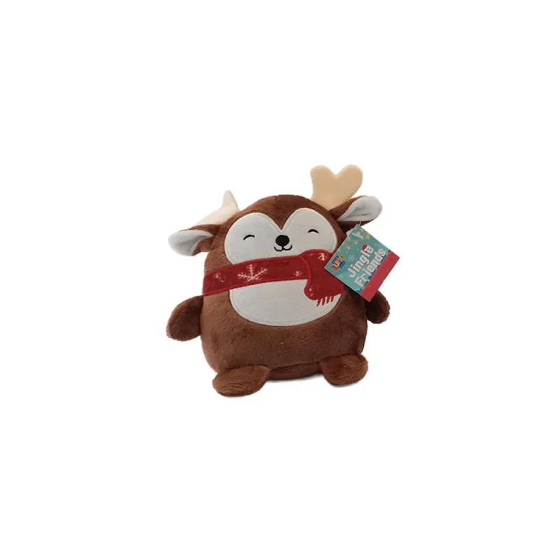 Luna - Λούτρινο Χριστουγεννιάτικο Jingle Friends 12,5εκ, Ελαφάκι 623056