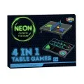 Luna - Νέον Επιτραπέζια Παιxνίδια 4 σε 1 60x45x4,2εκ. 623322