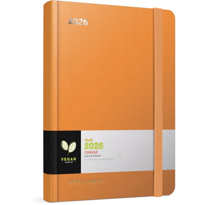 Unipap - Εβδομαδιαίο Ημερολόγιο Canvas 2026, 9x16 Orange 626-1209-84