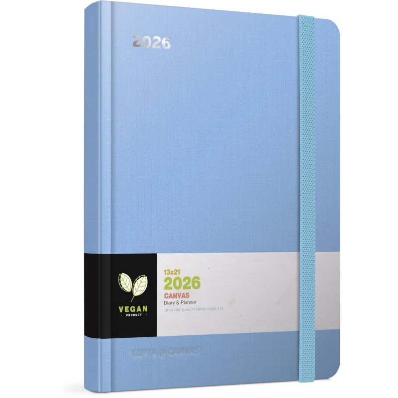 Unipap - Εβδομαδιαίο Ημερολόγιο Canvas 2026, 9x16 Light Blue 626-1209-86
