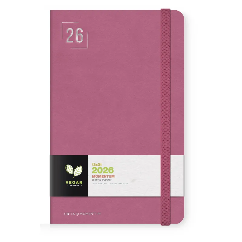 Unipap - Ημερήσιο Ημερολόγιο Momentum 2026, 17x24 Pink 626-1317-87