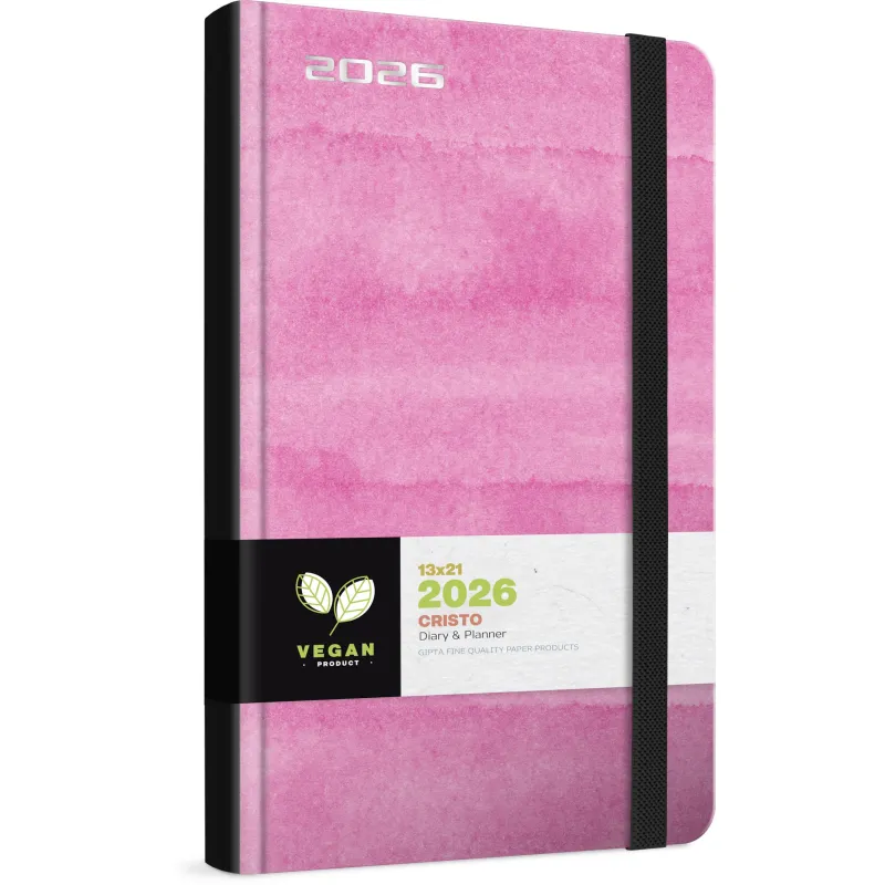 Unipap - Ημερήσιο Ημερολόγιο Cristo 2026, 17x24 Pink 626-4217-87