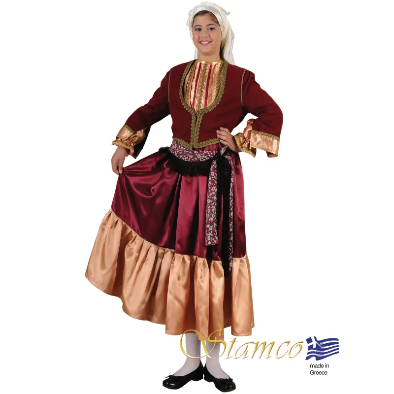 Stamco - Παραδοσιακή Στολή Νησιώτισσα Με Γιλέκο 643123