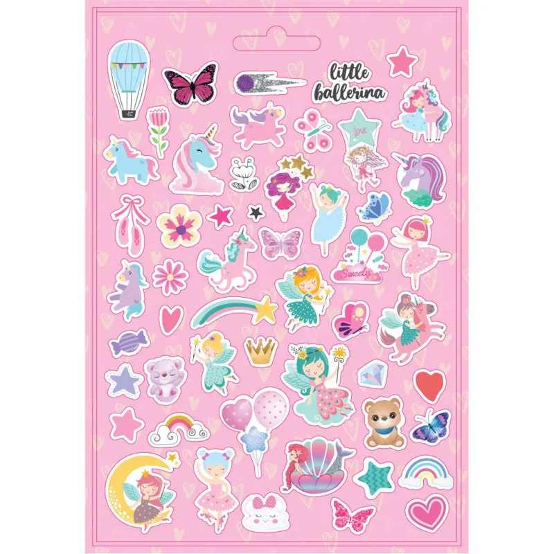 Diakakis - Αυτοκόλλητα Disney The Littlies Girl, Μπλόκ 300 Τμχ 646871