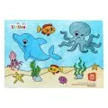 The Littlies - Μπλοκ Χρωματισμού Α4 24 Φύλλα Με Κινούμενα Μάτια, Ζώα Της Θάλασσας 647117