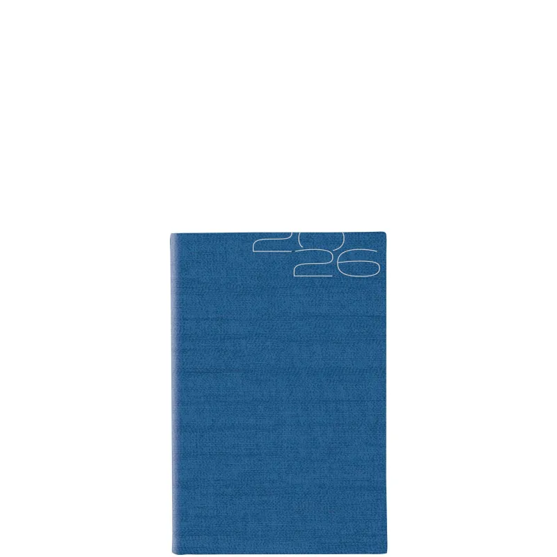 Θεοφύλακτος - Ημερήσιο Ημερολόγιο Kashmir Flat 2026, Blue 11x16.5 6852C.D55