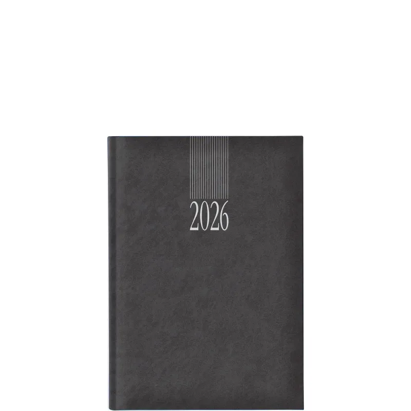 Θεοφύλακτος - Ημερήσιο Ημερολόγιο Sidney Classic 2026, Charcoal 14.5x20.5 68620.C72