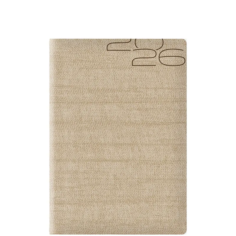 Θεοφύλακτος - Ημερήσιο Ημερολόγιο Kashmir Flat 2026, Sand 17x24 6872C.D51