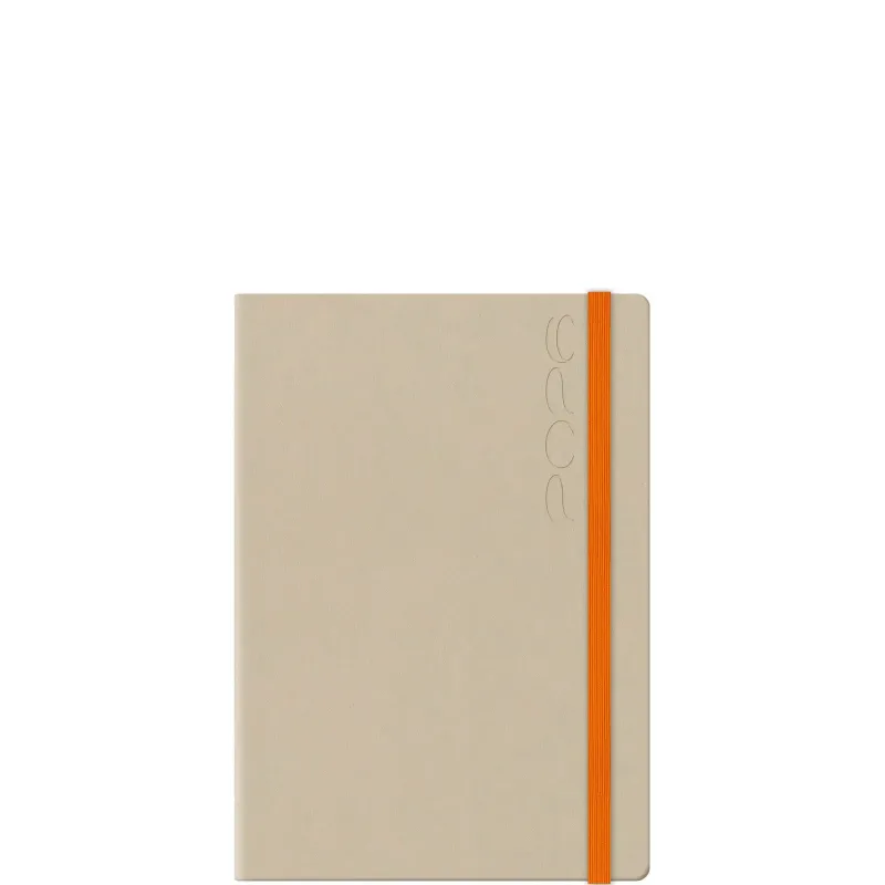 Θεοφύλακτος - Ημερήσιο Ημερολόγιο Winner Color 2026, Beige/Orange 14.5x20.5 6891L.C30