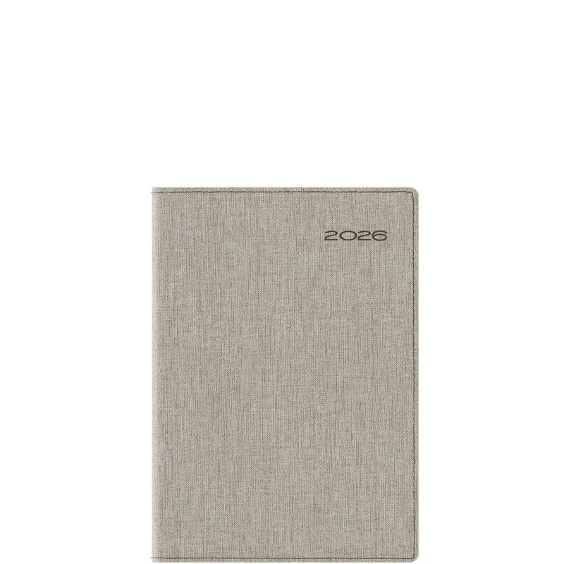 Θεοφύλακτος - Ημερήσιο Ημερολόγιο Derby Firenze Flex 2026, Beige/Brown 14.5x20.5 6897C.U62