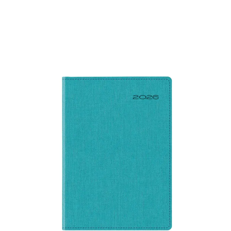 Θεοφύλακτος - Ημερήσιο Ημερολόγιο Derby Firenze Flex 2026, Turquoise/Blue 14.5x20.5 6897C.U71