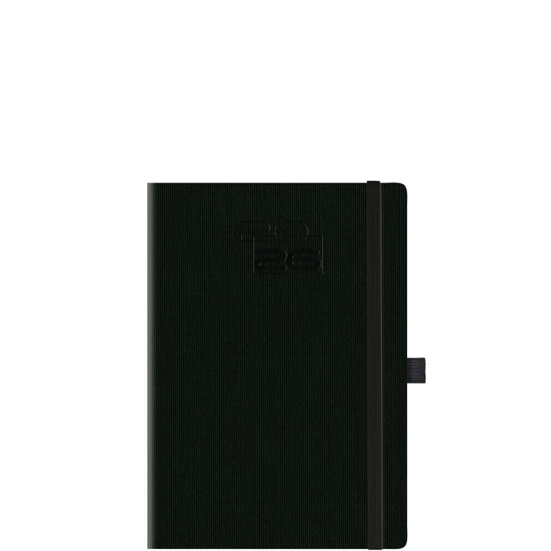 Θεοφύλακτος - Ημερήσιο Ημερολόγιο Dot Plus 2026, Black 14.5x20.5 6898G.030