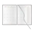 Θεοφύλακτος - Ημερήσιο Ημερολόγιο Kashmir Flat Elastic L 2027, Κόκκινο 17.2x24 6962C.D59