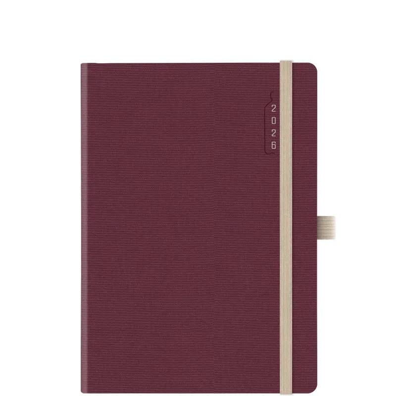 Θεοφύλακτος - Ημερήσιο Ημερολόγιο Oceano Eco Plus 2026, Bordeaux 17x24 692KY.328