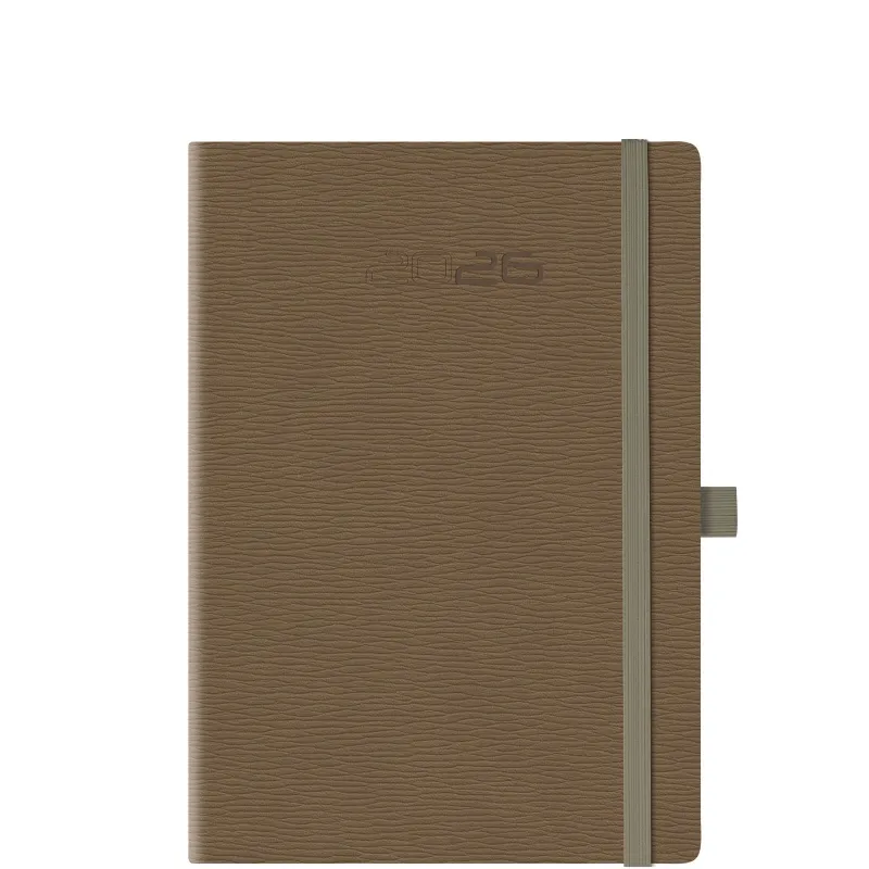 Θεοφύλακτος - Εβδομαδιαίο Ημερολόγιο Rivoli Plus 2026, Tobacco 17x24 6937R.B15