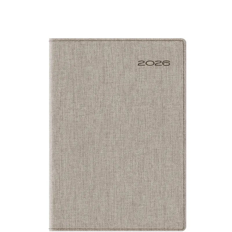 Θεοφύλακτος - Ημερήσιο Ημερολόγιο Derby Firenze Flex 2026, Beige/Brown 17x24 6967C.U62