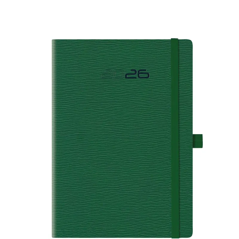 Θεοφύλακτος - Ημερήσιο Ημερολόγιο Rivoli Plus 2026, Green 17x24 6967R.B08