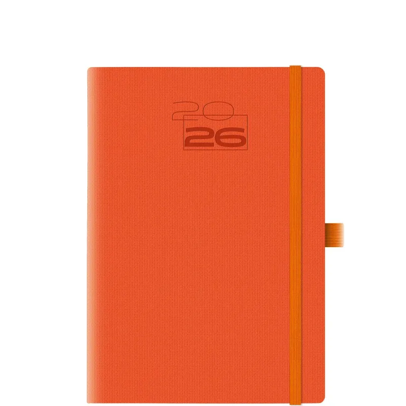 Θεοφύλακτος - Ημερήσιο Ημερολόγιο Dot Plus 2026, Orange 17x24 6968G.057
