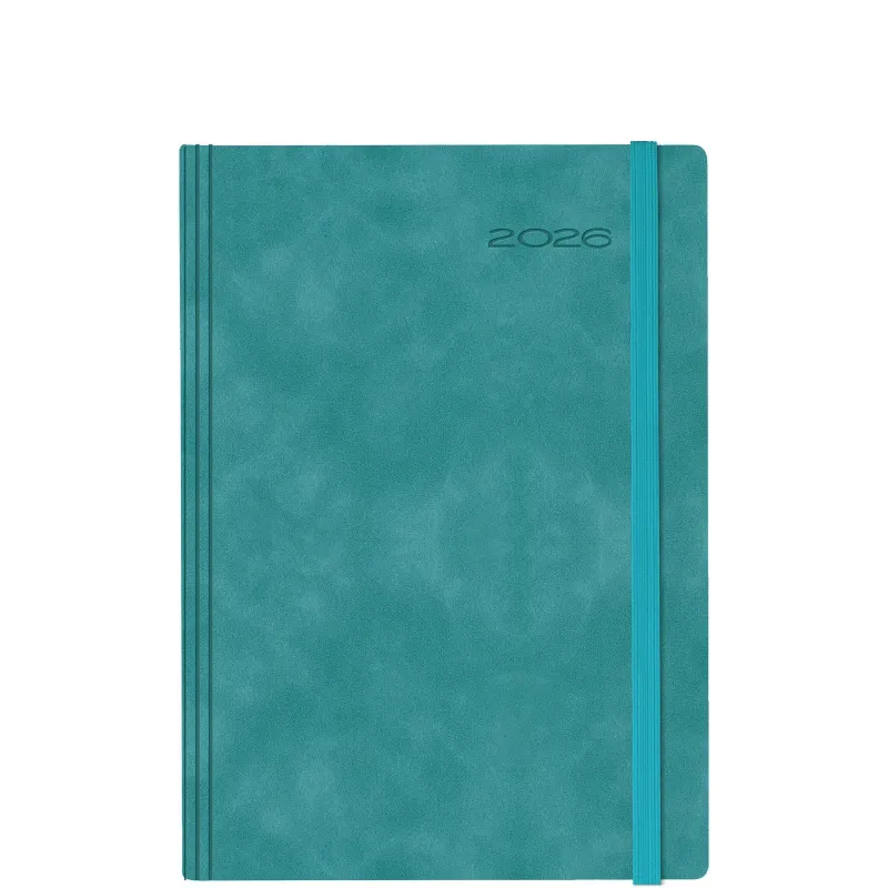 Θεοφύλακτος - Ημερήσιο Ημερολόγιο Avenue Chia Elastic 2026, Turquoise 17x24 696E9.C20