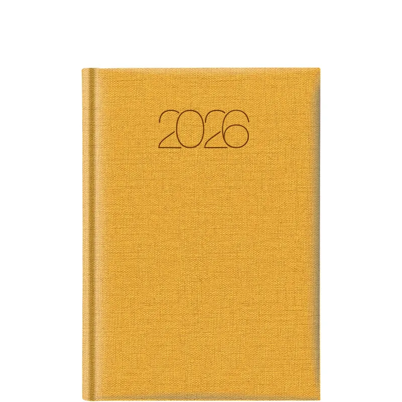 Θεοφύλακτος - Ημερήσιο Ημερολόγιο Cotton Classic 2026, Mustard 17x24 696JO.E43