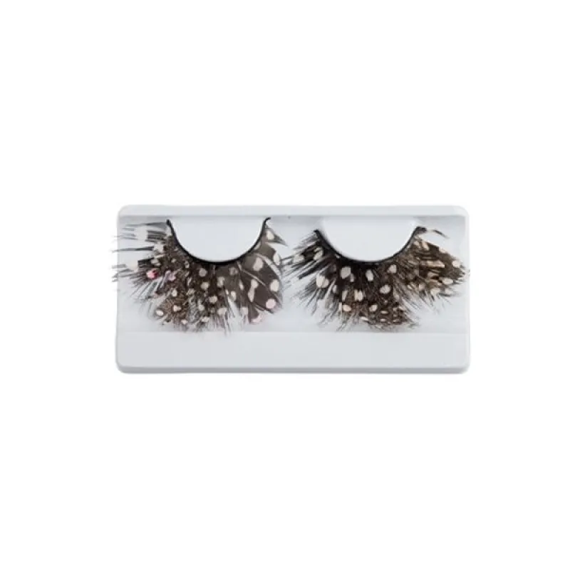 Clown - Super Deluxe Βλεφαρίδες Με Φτερά, Μαύρες 70779