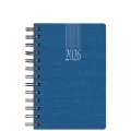 Θεοφύλακτος - Ημερήσιο Ημερολόγιο Σπιράλ Kashmir 2026, Blue 17x24 708C1.994