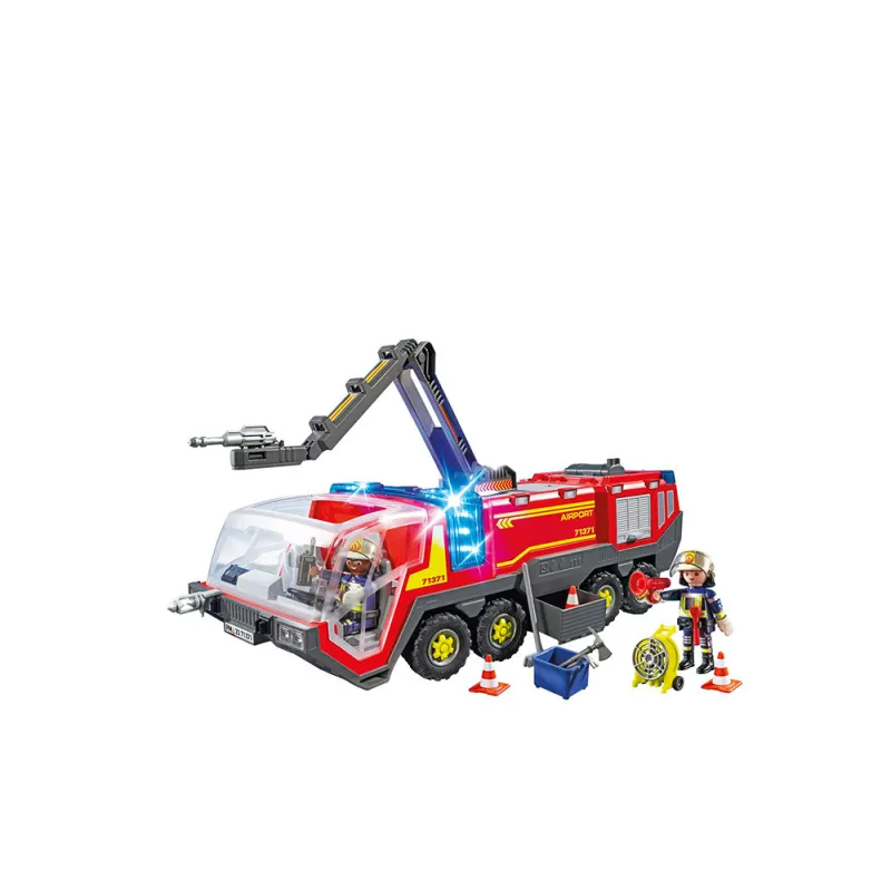 Playmobil City Action - Πυροσβεστικό Όχημα Με Φώτα, Ήχο Και Κανόνι 71371